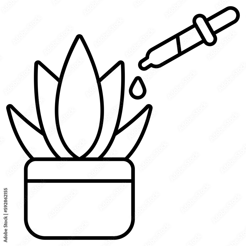 A unique design icon of dropper