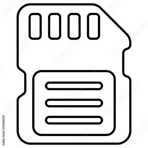 A creative design icon of mobile sim 