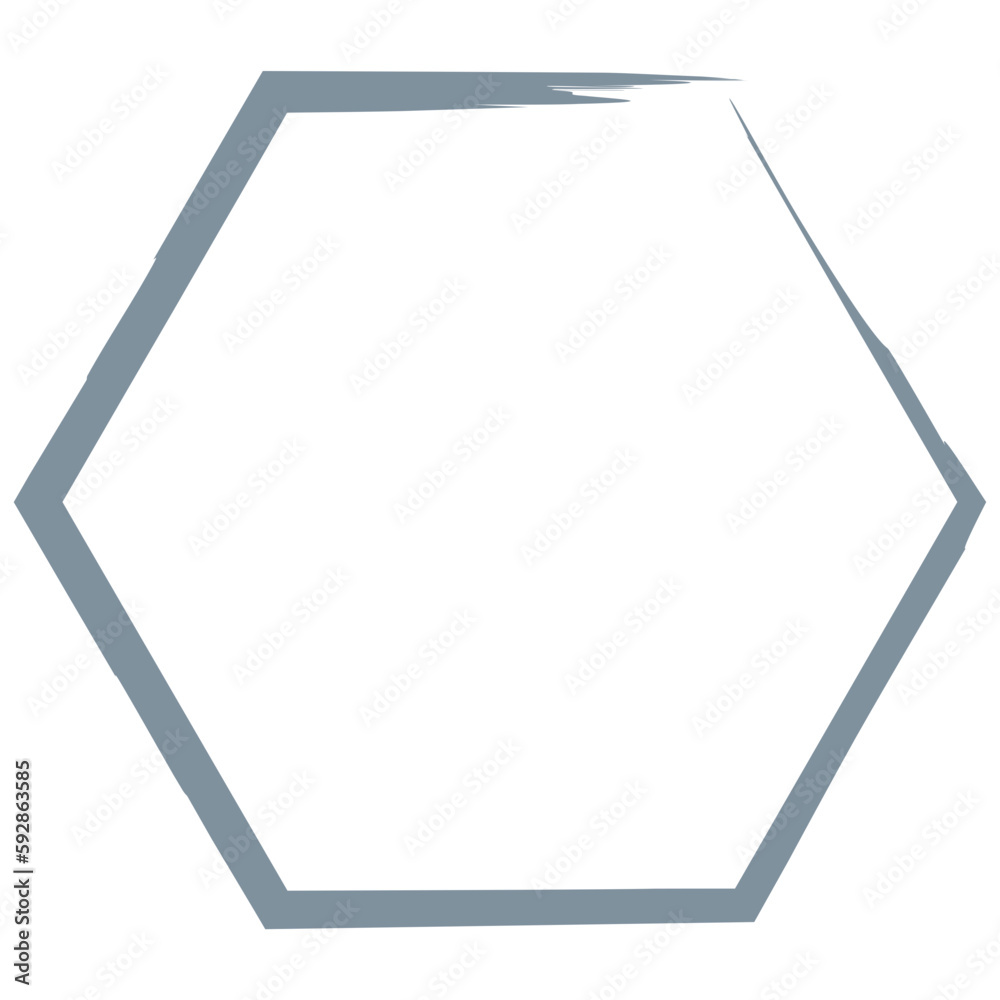 Polygon Brush Stroke Frame Polygon Brush Stroke Frame
