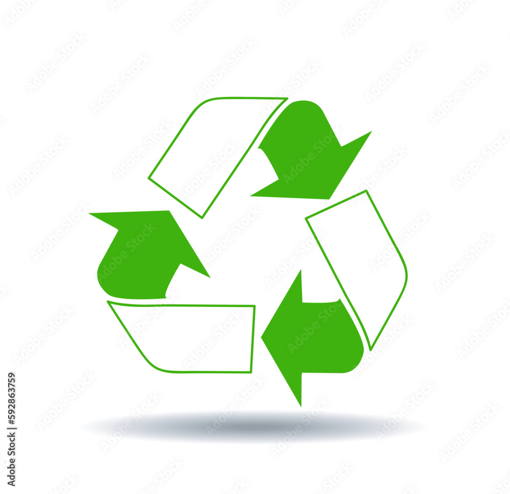 Obraz premium Recycle Icon vector illustration