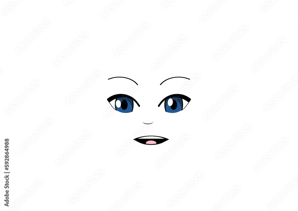 anime 2d face with expression anime 2d face with expression