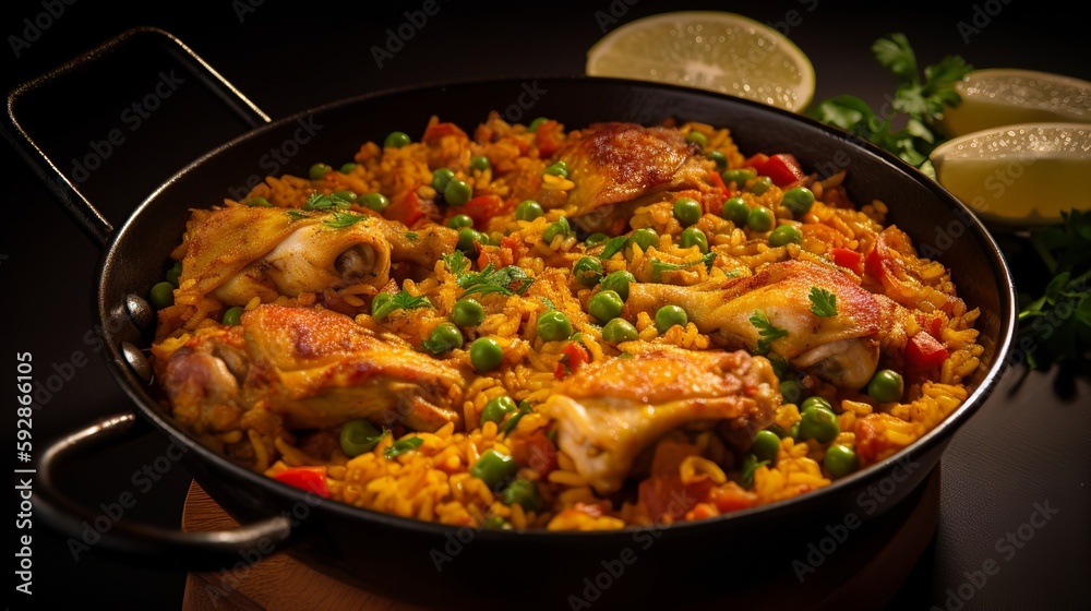 Savory Chicken Paella Savory Chicken Paella