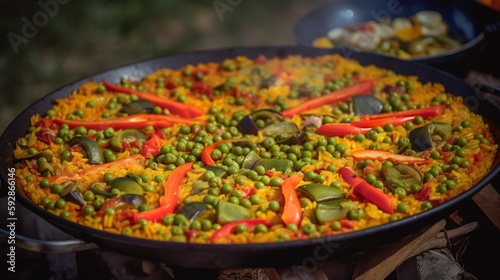 Vegetable Paella - A flavorful and healthy twist on the traditional dish