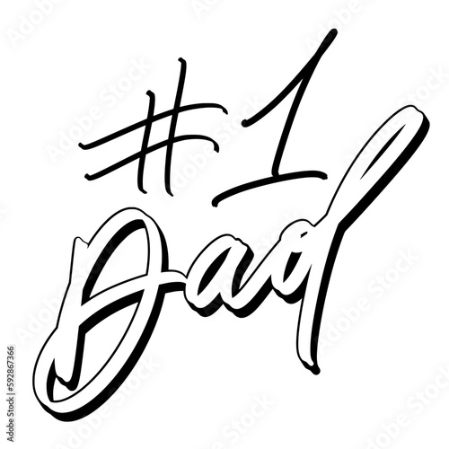  Dad lettering 