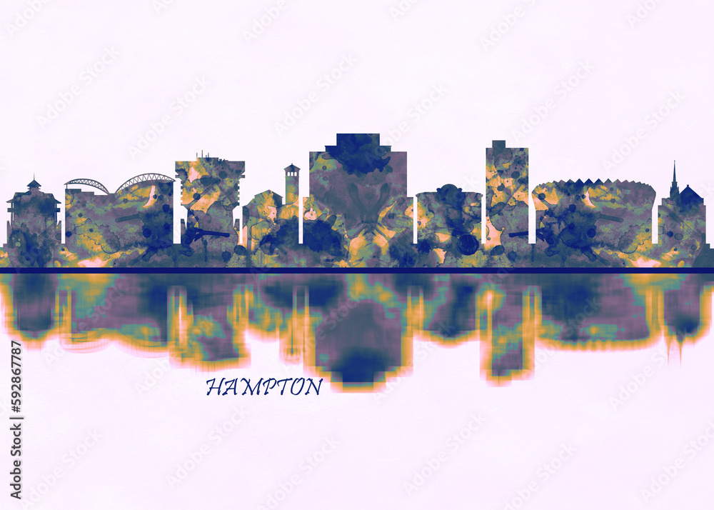 Obraz premium Hampton Skyline