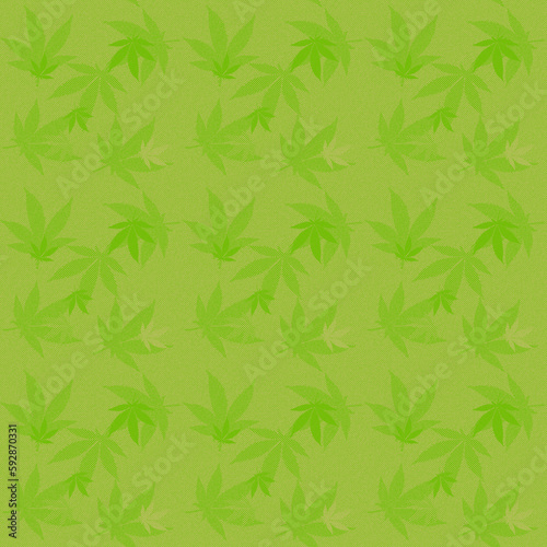 Abstract cannabis leaf design background image.
