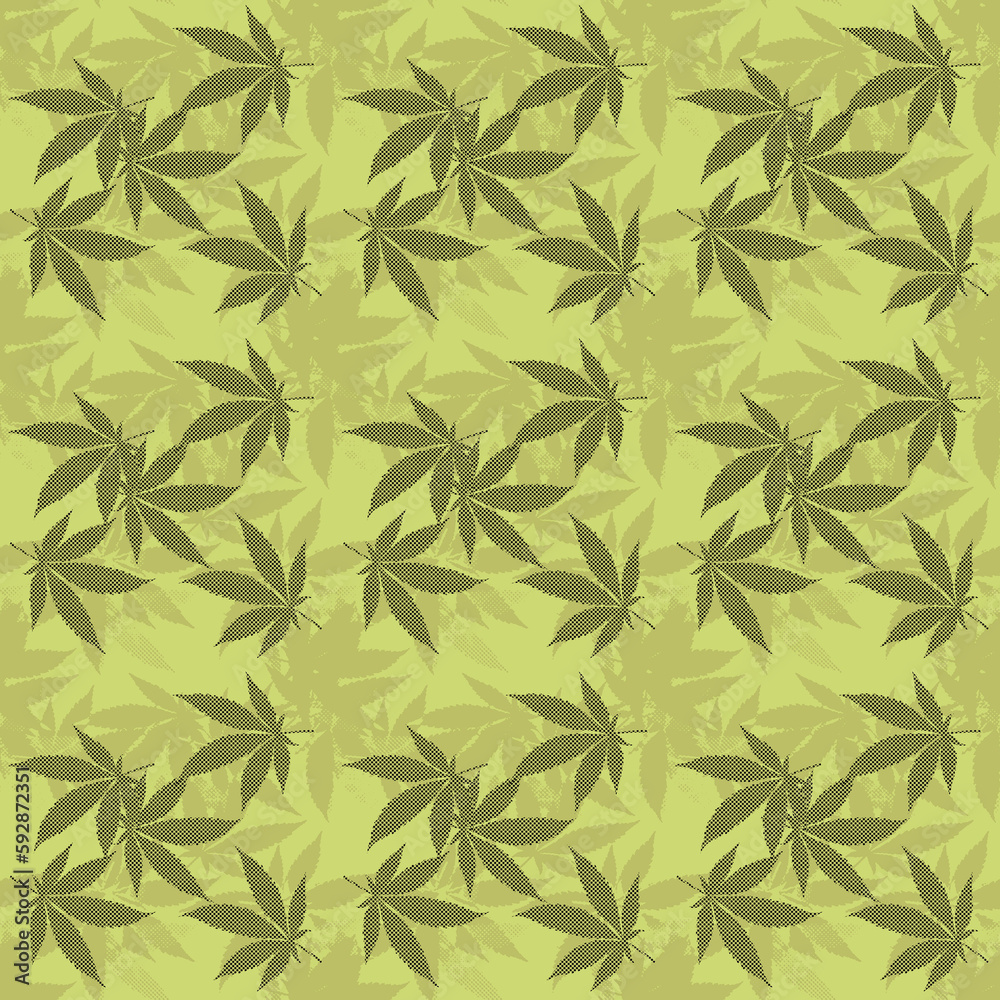 Abstract cannabis leaf design background image. Abstract cannabis leaf design background image.