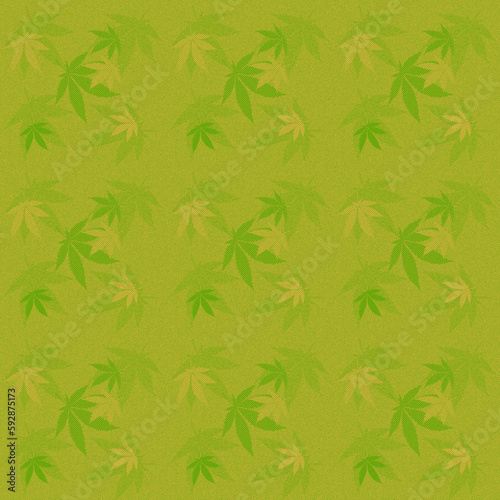 Abstract cannabis leaf design background image. © jdwfoto