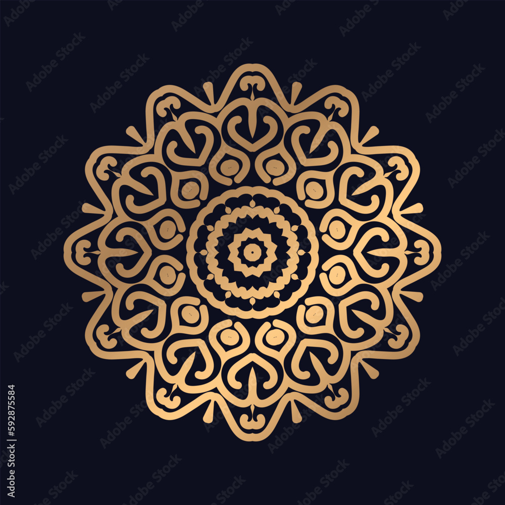 Luxury golden pattern mandala design Background Luxury golden pattern mandala design Background