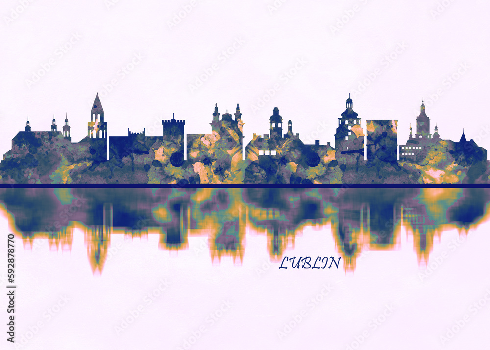 Obraz premium Lublin Skyline