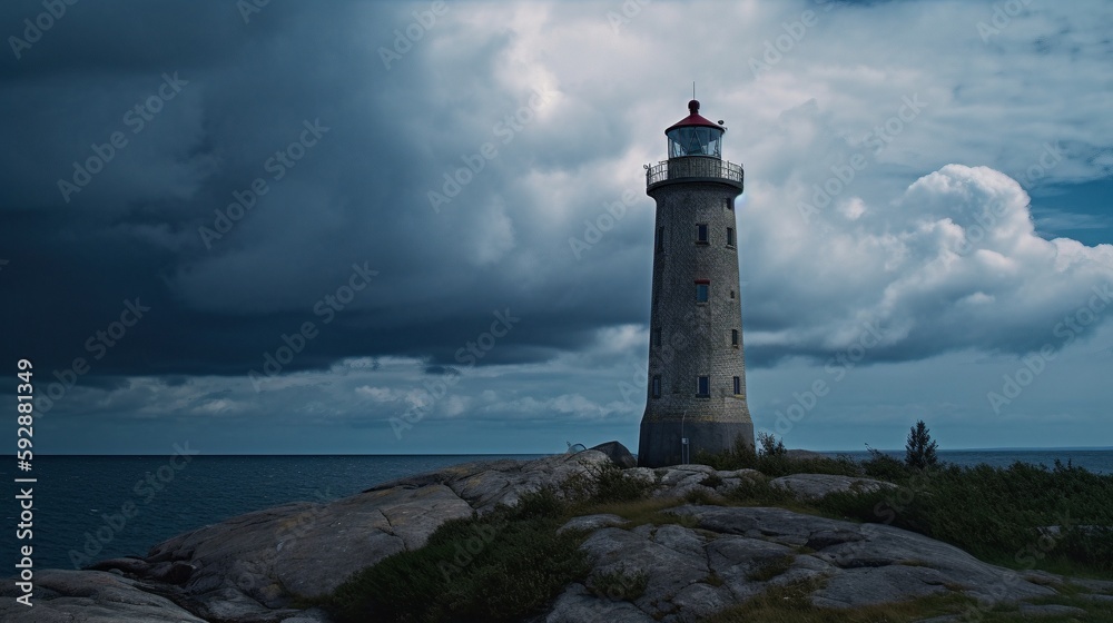 Leuchtturm am Meer