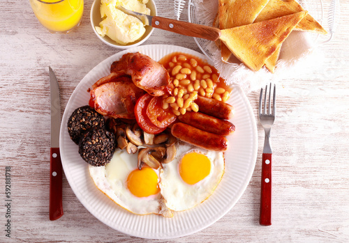 Full English or Irish breakfast photo