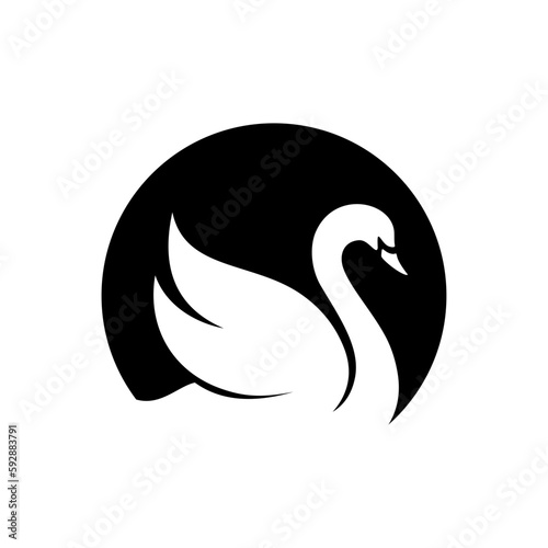 swan vector logo