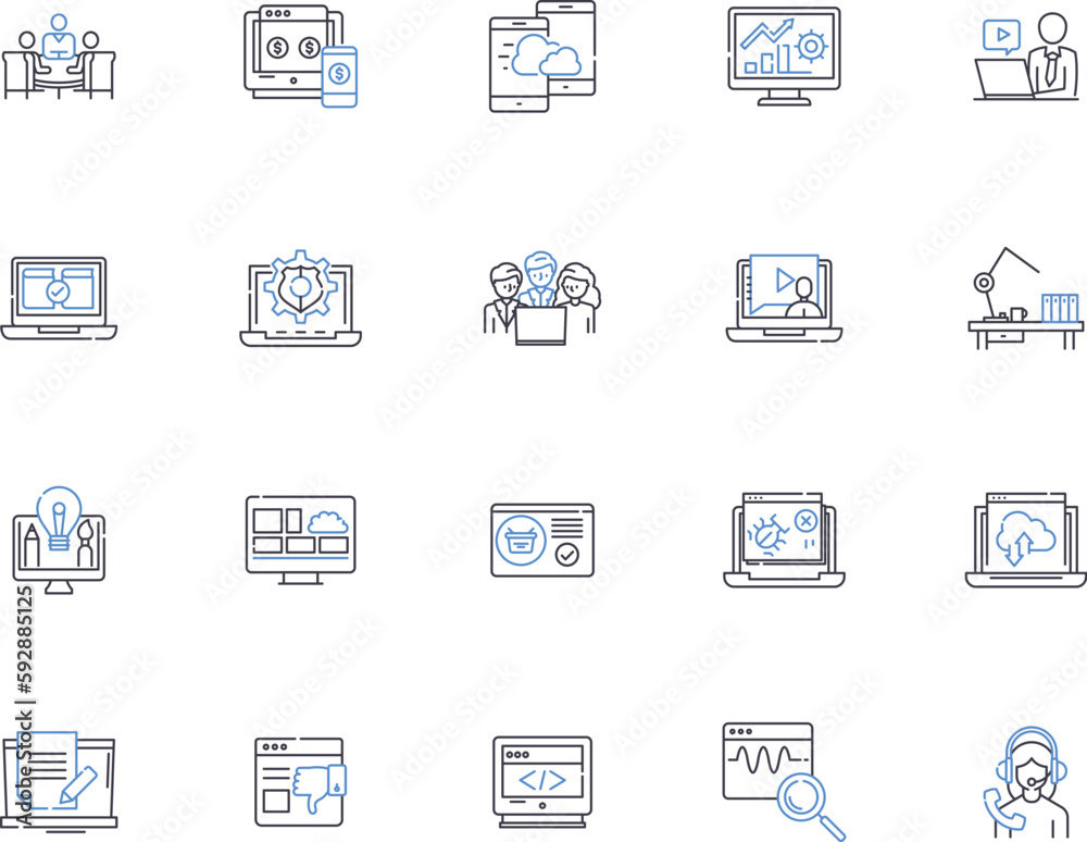 Networking people outline icons collection. Networking, People, Connecting, Socializing, Engaging, Meeting, Interacting vector and illustration concept set. Conversation, Greeting, Acquaintances Networking people outline icons collection. Networking, People, Connecting, Socializing, Engaging, Meeting, Interacting vector and illustration concept set. Conversation, Greeting, Acquaintances