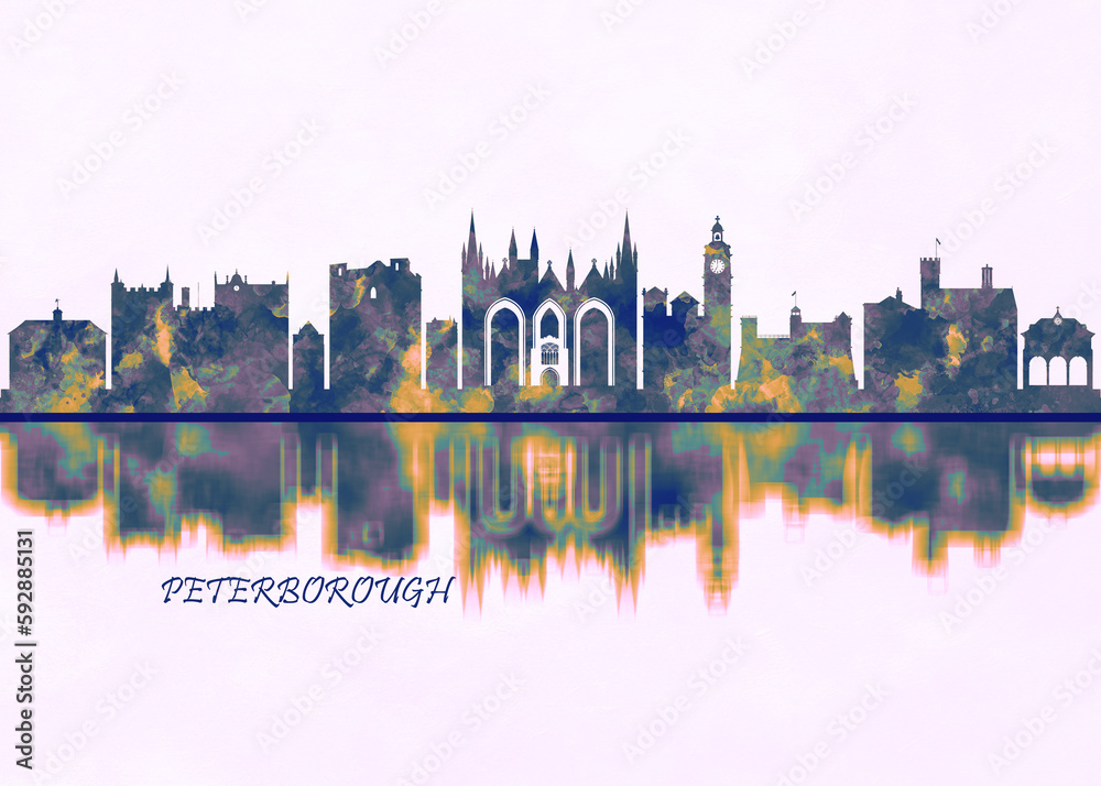 Obraz premium Peterborough Skyline