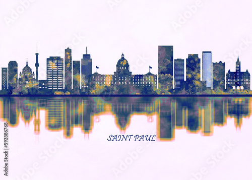 Saint Paul Skyline