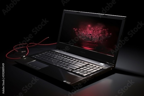 Notebook infected with computer viruses