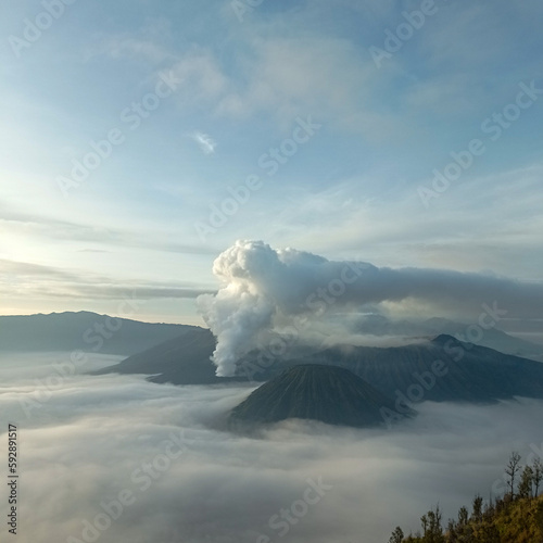 mount bromo in indonesia