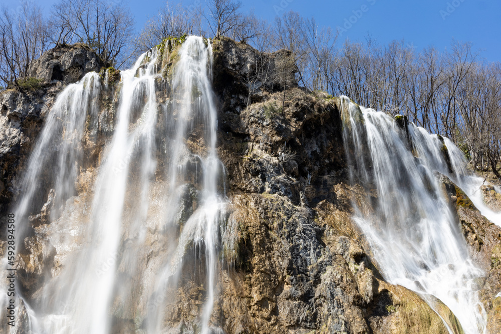 Obraz premium Plitvice Lakes National Park, Plitvicka Jezera, Croatia