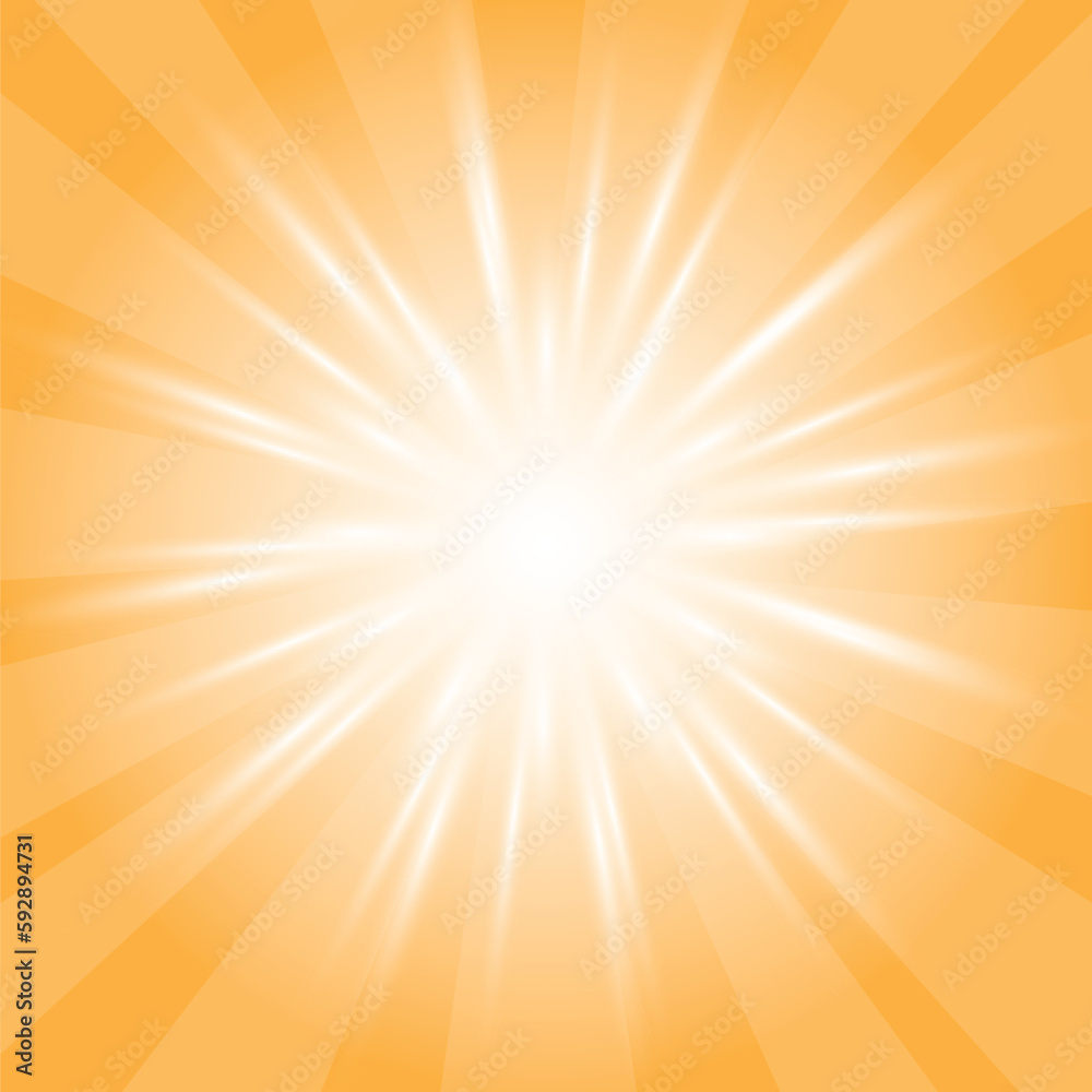 Orange background, sun light background Orange background, sun light background