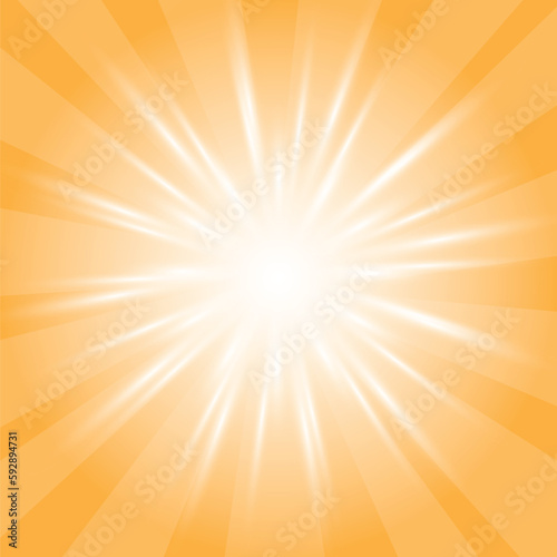 Orange background, sun light background