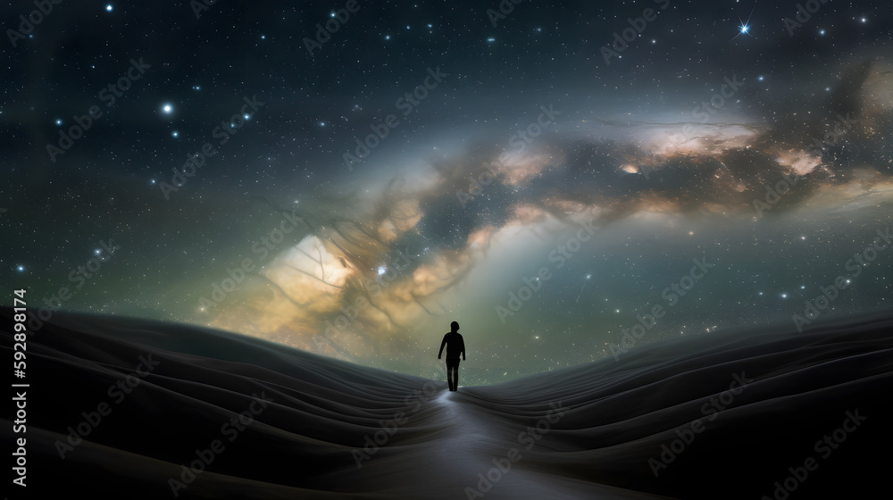 Fototapeta premium eternal mystery of the cosmos