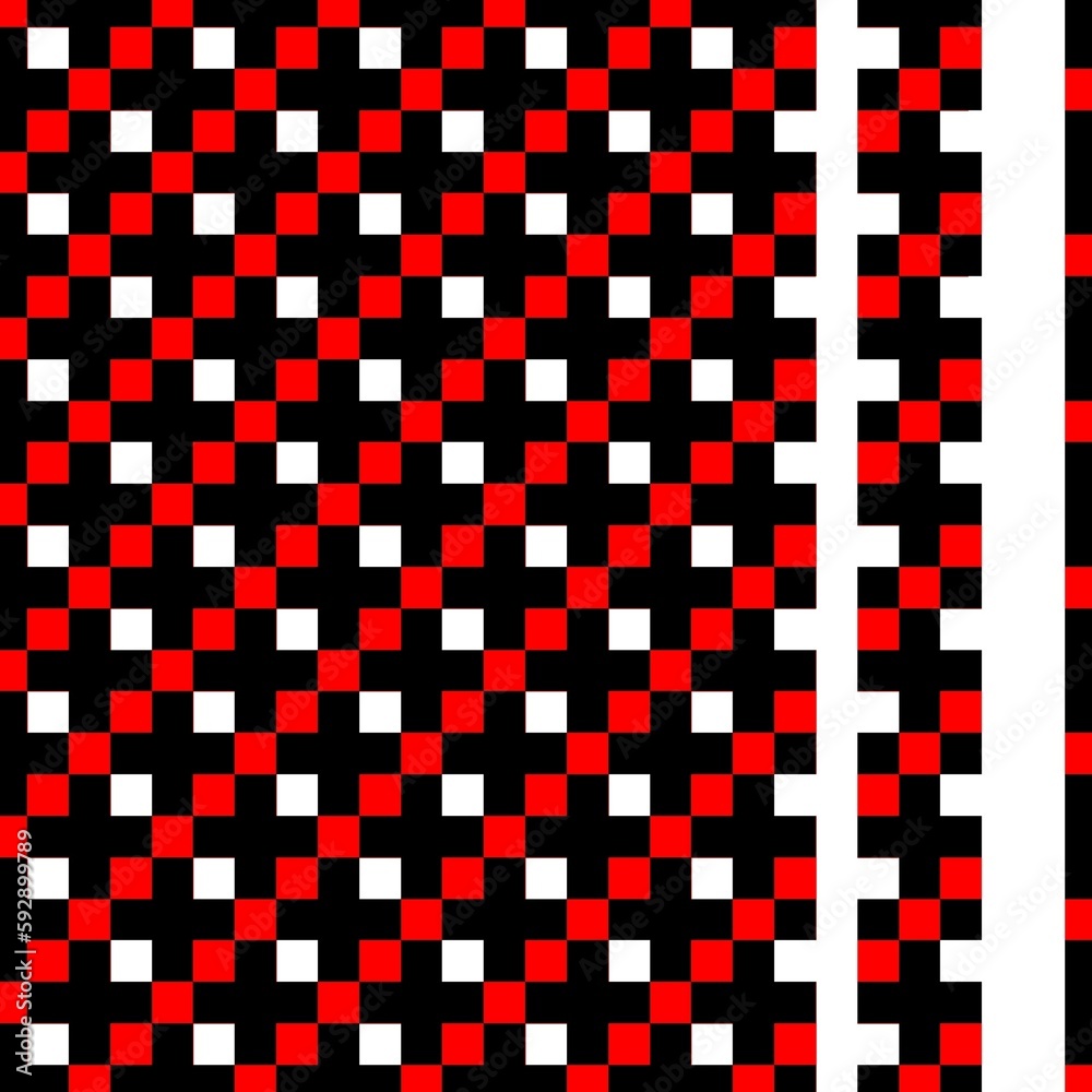 Fototapeta premium red and white pattern