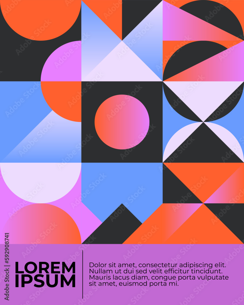 Poster Gradient Abstract Modern Design Poster Gradient Abstract Modern Design