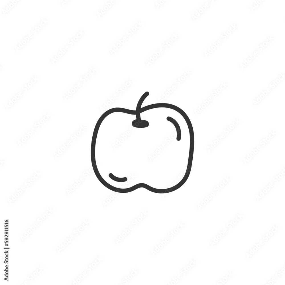 custom made wallpaper toronto digitalHand drawn apple vector icon. Apple flat sign design. Apple symbol pictogram. UX UI icon. Linear icon