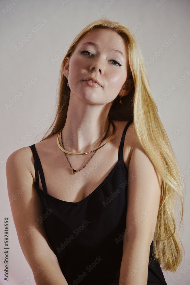 pretty blond woman pretty blond woman