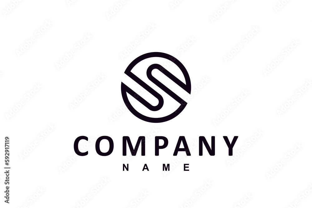 Simple Modern Hexagon Line Art Initial Letter S C with King Queen Crown for Monogram Wealth Finance Company Logo Design Simple Modern Hexagon Line Art Initial Letter S C with King Queen Crown for Monogram Wealth Finance Company Logo Design