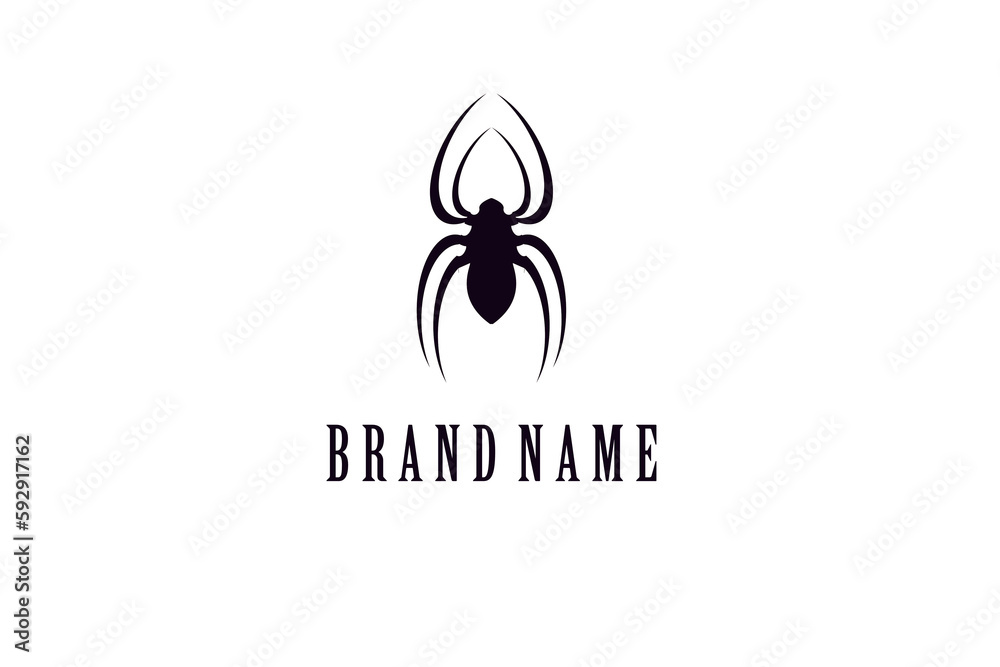 Spider Man Insect Arthropod symbol logo design silhouette Spider Man Insect Arthropod symbol logo design silhouette
