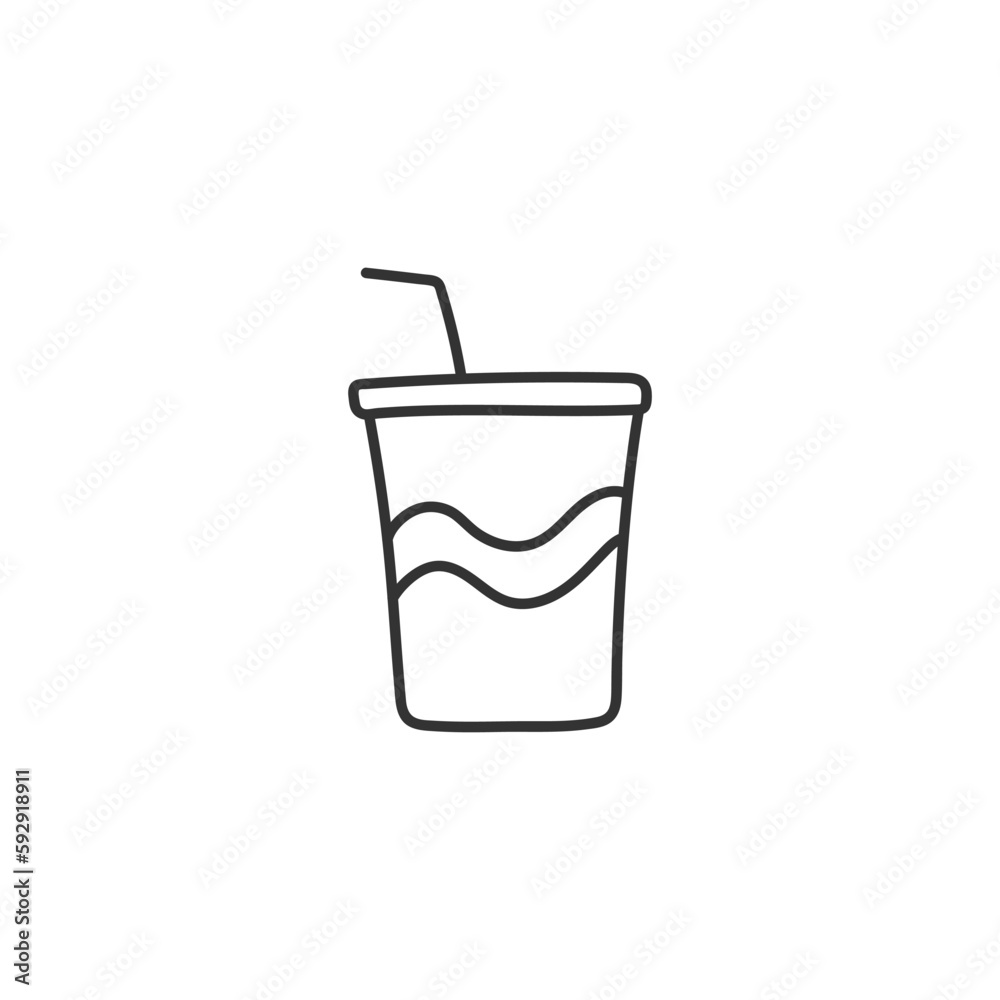 Hand drawn cup of coffee vector icon. Mug vector icon. Cup of tea vector flat sign design. Cup symbol pictogram linear icon. UX UI icon Hand drawn cup of coffee vector icon. Mug vector icon. Cup of tea vector flat sign design. Cup symbol pictogram linear icon. UX UI icon
