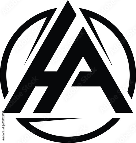 ha logo design photo