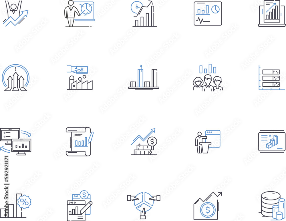 Data visualization outline icons collection. Data, Visualization, Chart ...