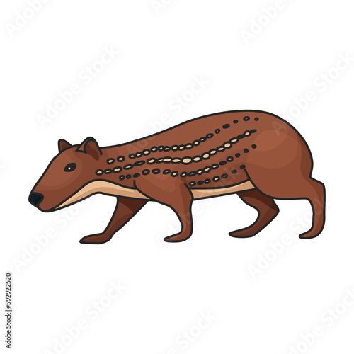 Rat vector icon.Color vector icon isolated on white background rat.