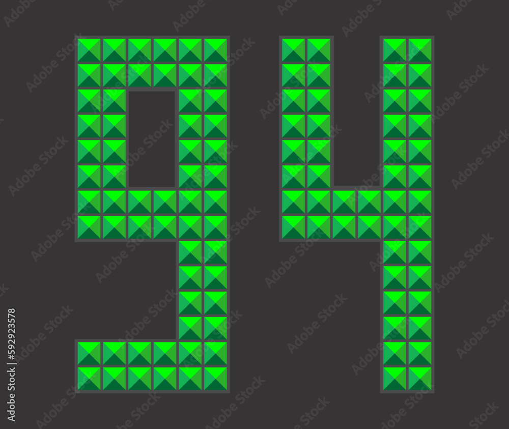 vector alphabet with numbers 94 vector alphabet with numbers 94
