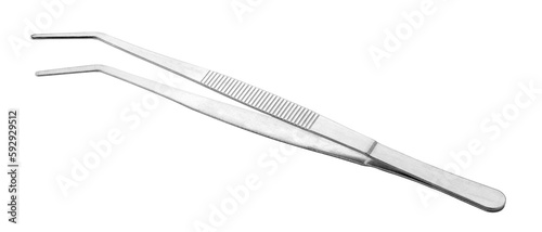 Medical surgical tweezers isolated