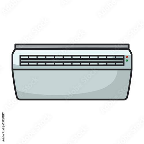 Ventilation vector icon.Color vector icon isolated on white background ventilation .