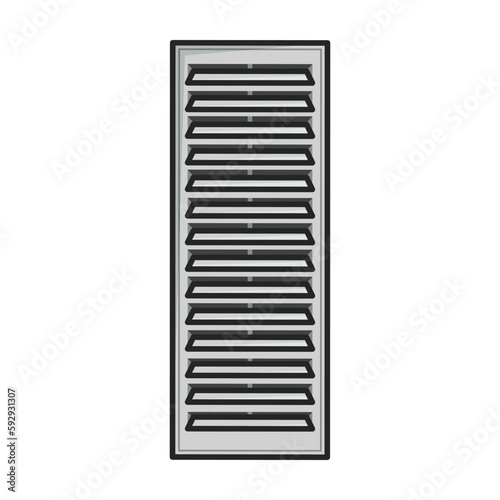 Ventilation vector icon.Color vector icon isolated on white background ventilation .