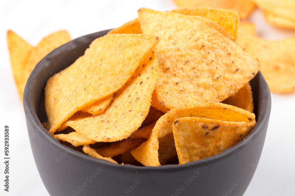 Corn nachos chips