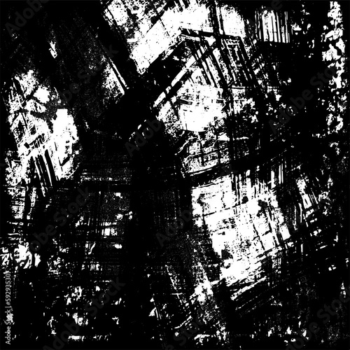 Grunge texture black and white abstract