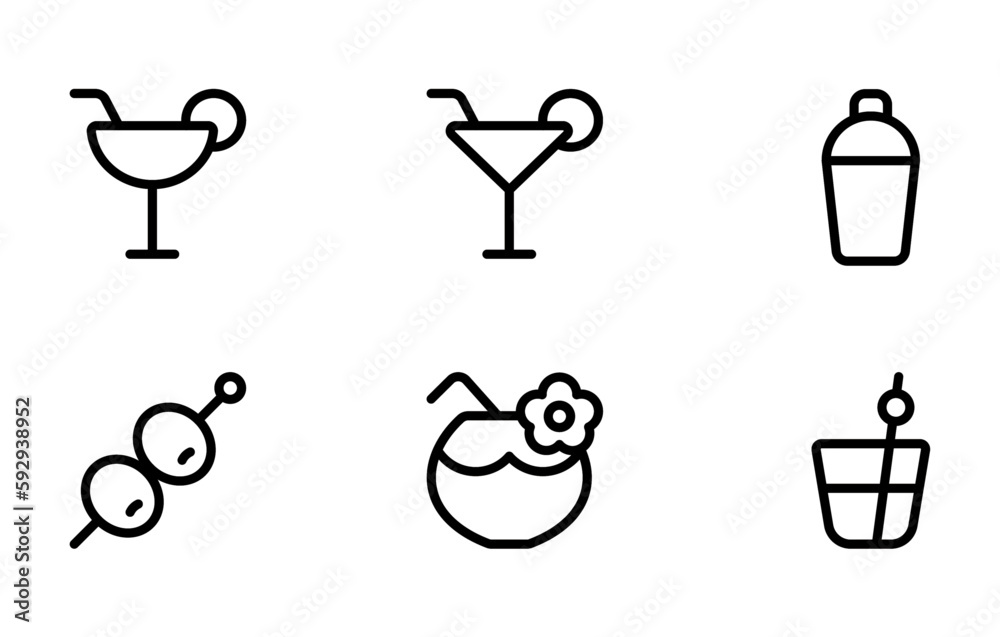 drink icons, coconut water, lemonade, and soft drinks can icon vector set design with Editable Stroke. Line, Solid, Flat Line, thin style and Suitable for Web Page, Mobile App, UI, UX design. drink icons, coconut water, lemonade, and soft drinks can icon vector set design with Editable Stroke. Line, Solid, Flat Line, thin style and Suitable for Web Page, Mobile App, UI, UX design.