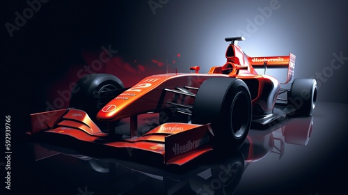 Formula 1 Car Series 5, Generative AI, Illustration © emir
