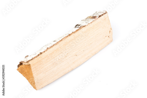 Fototapeta Naklejka Na Ścianę i Meble -  Birch firewood log