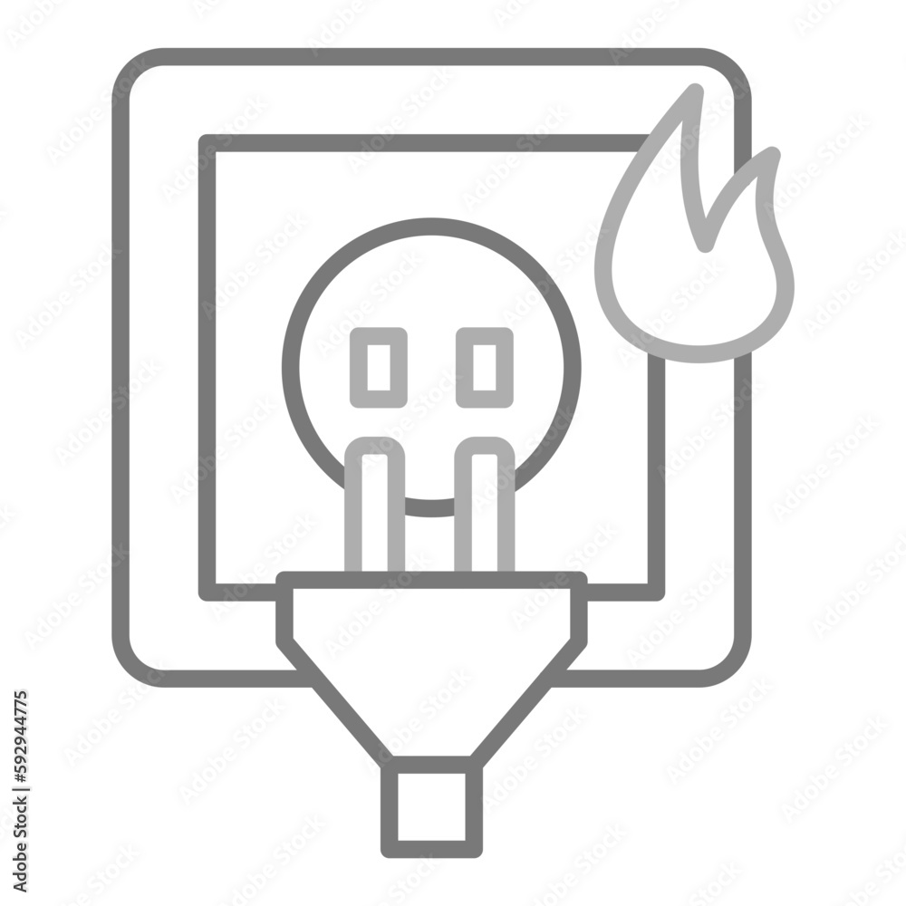 Electricity Fire Icon