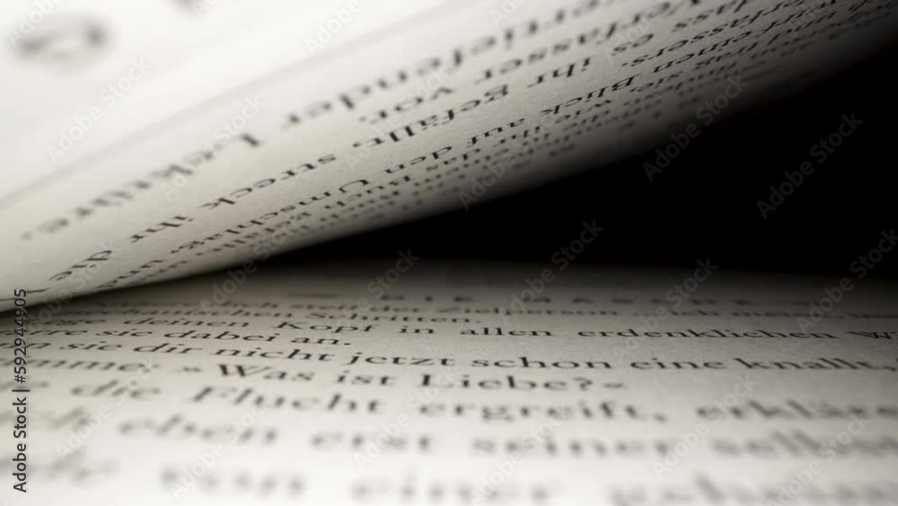 Book between sides 