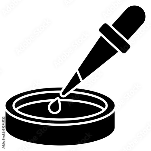 A unique design icon of dropper