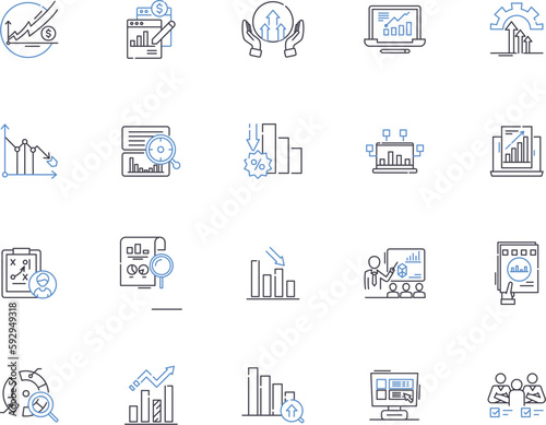 Ranking outline icons collection. Rank, List, Order, Place, Grade, Rate, Class vector and illustration concept set. Grade, Score, Index linear signs