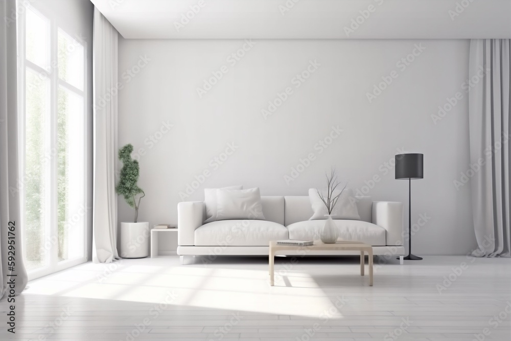 interior background cosy luxury decor couch sofa lifestyle simple living stylish contemporary. Generative AI. interior background cosy luxury decor couch sofa lifestyle simple living stylish contemporary. Generative AI.